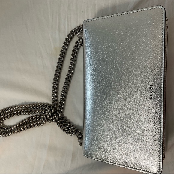 GUCCI pvc Crossbody Bags Metallic Calfskin MM Dionysus Shoulder Bag - Picture 7 of 15